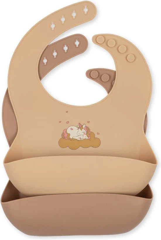 2 Pack Silicone Bib
