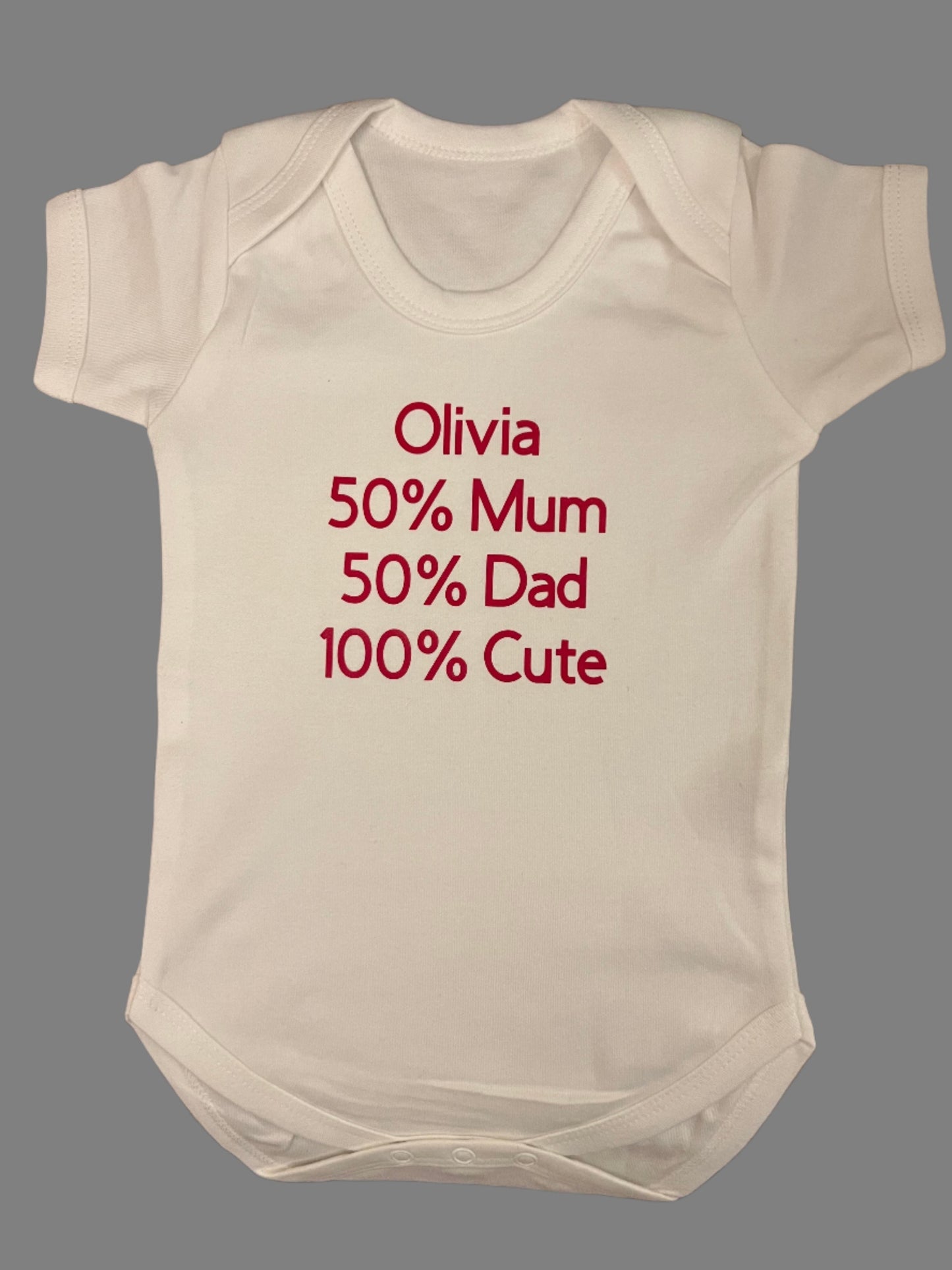 Short Sleeve Bodysuit - Personalised