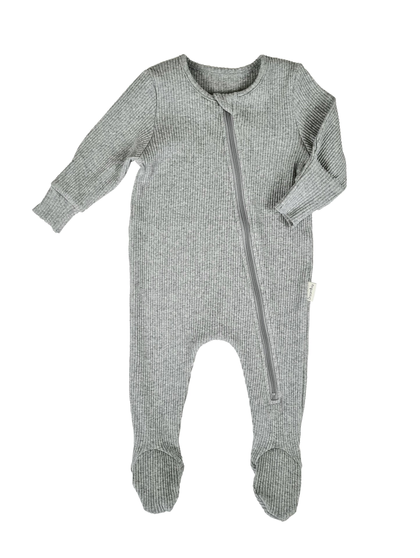Zipped Ribbed Sleepsuit