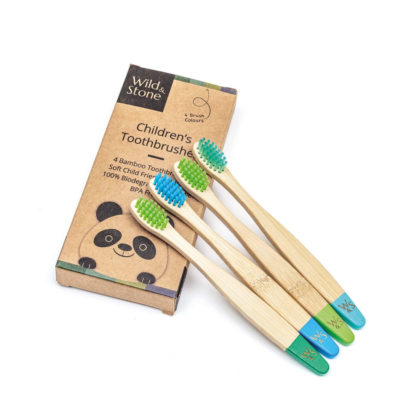 Baby Bamboo Toothbrush - 4 Pack