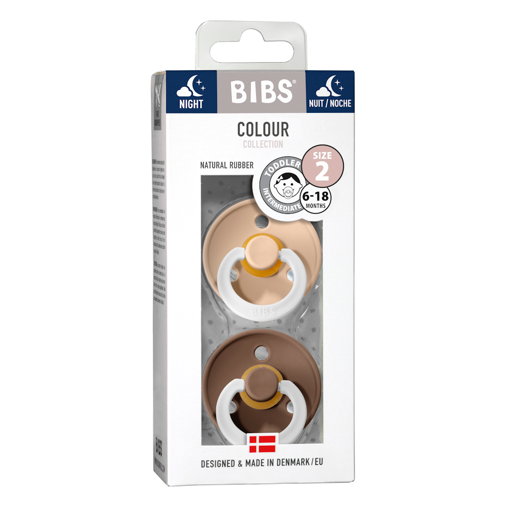 BIBS Dummy GLOW Twin Pack