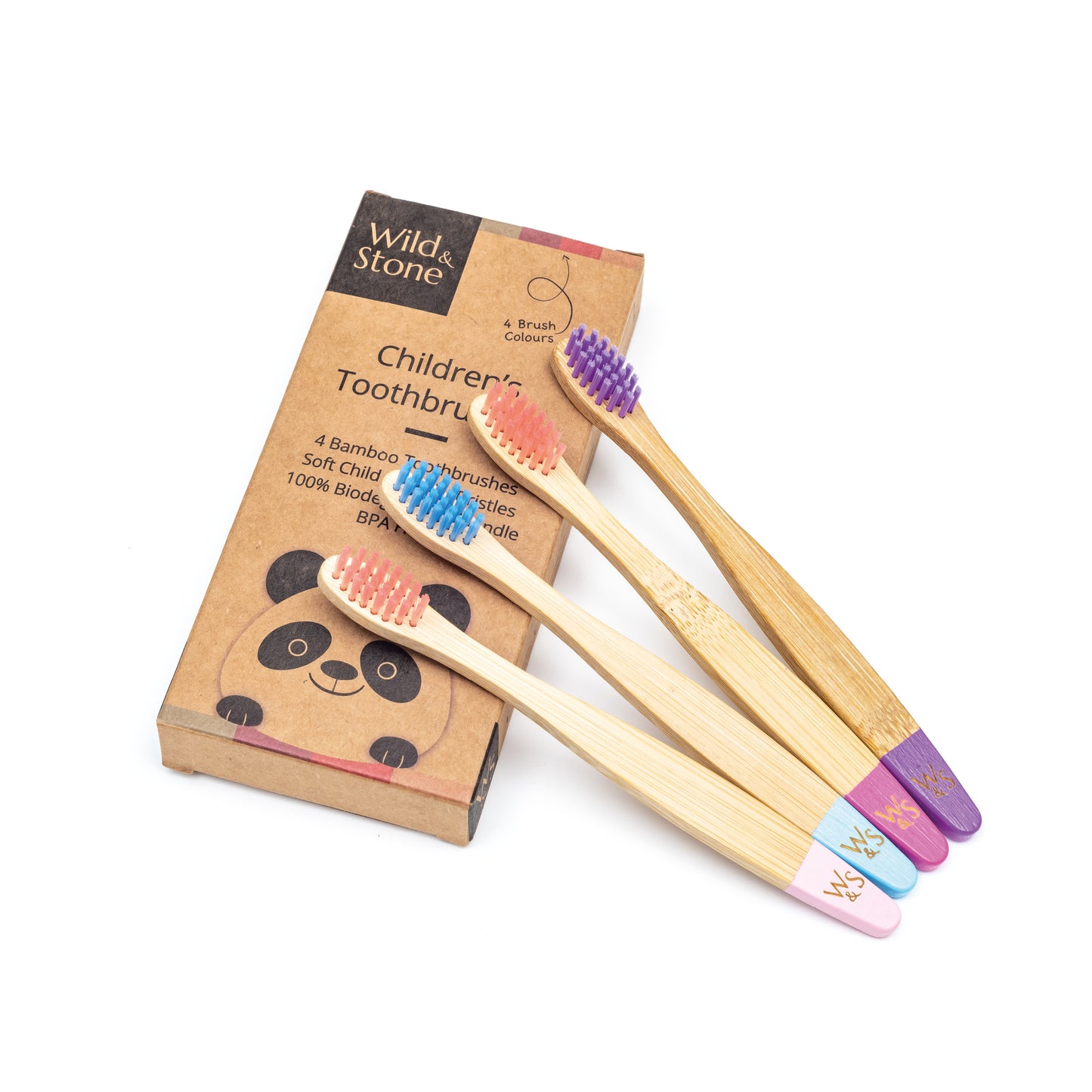 Baby Bamboo Toothbrush - 4 Pack
