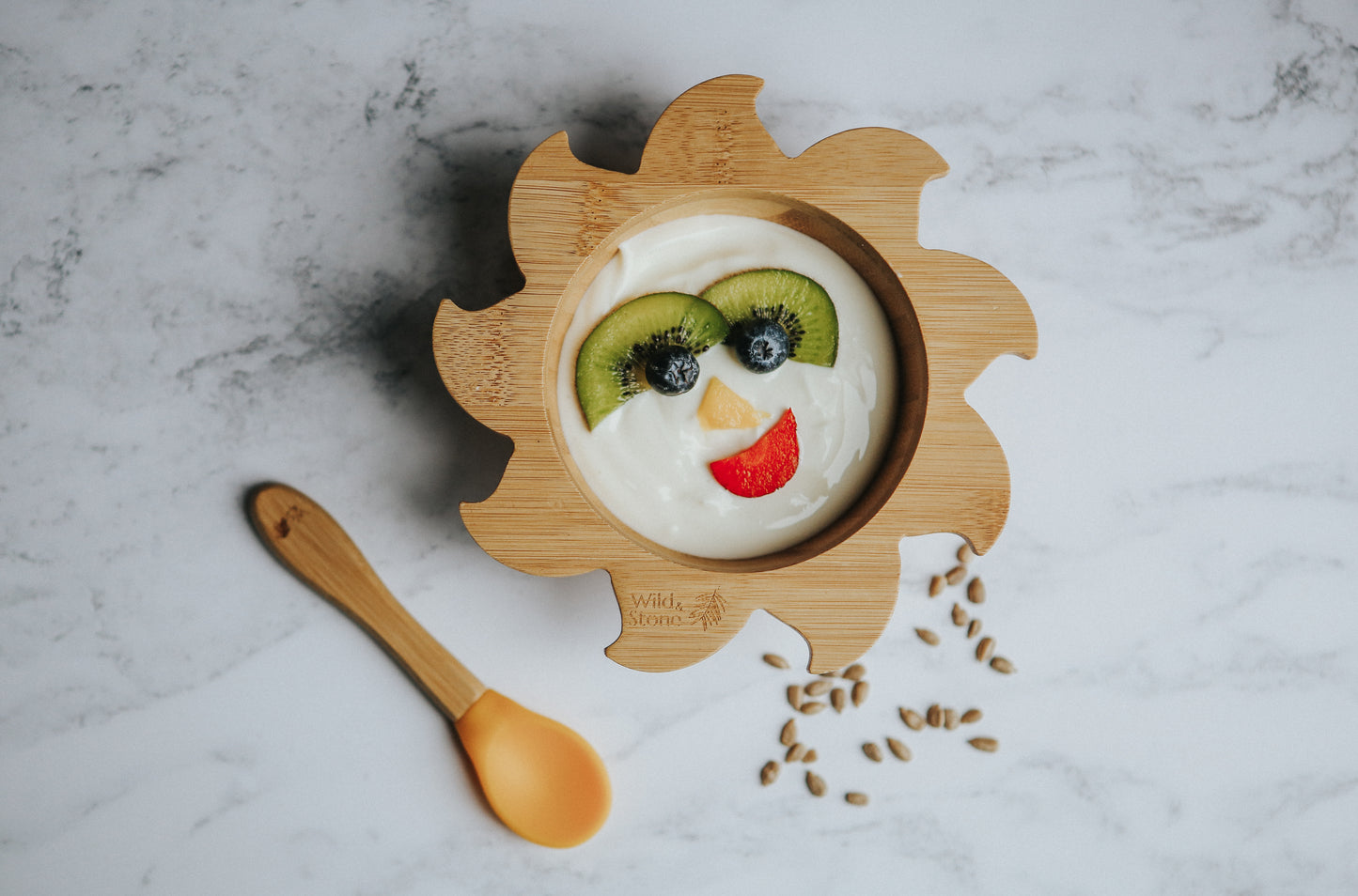 Bamboo Weaning Bowl and Spoon Set