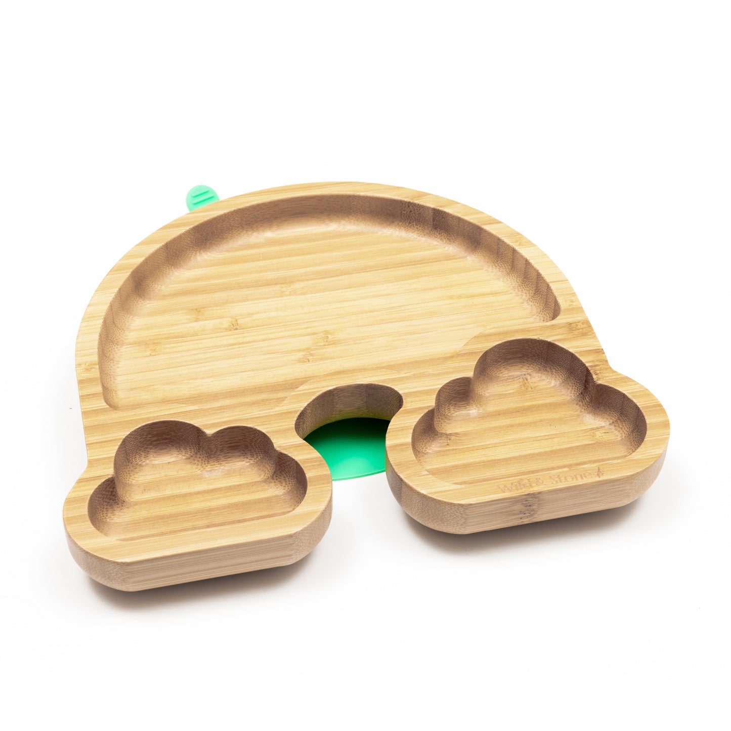 Bamboo Weaning Suction Section Plate