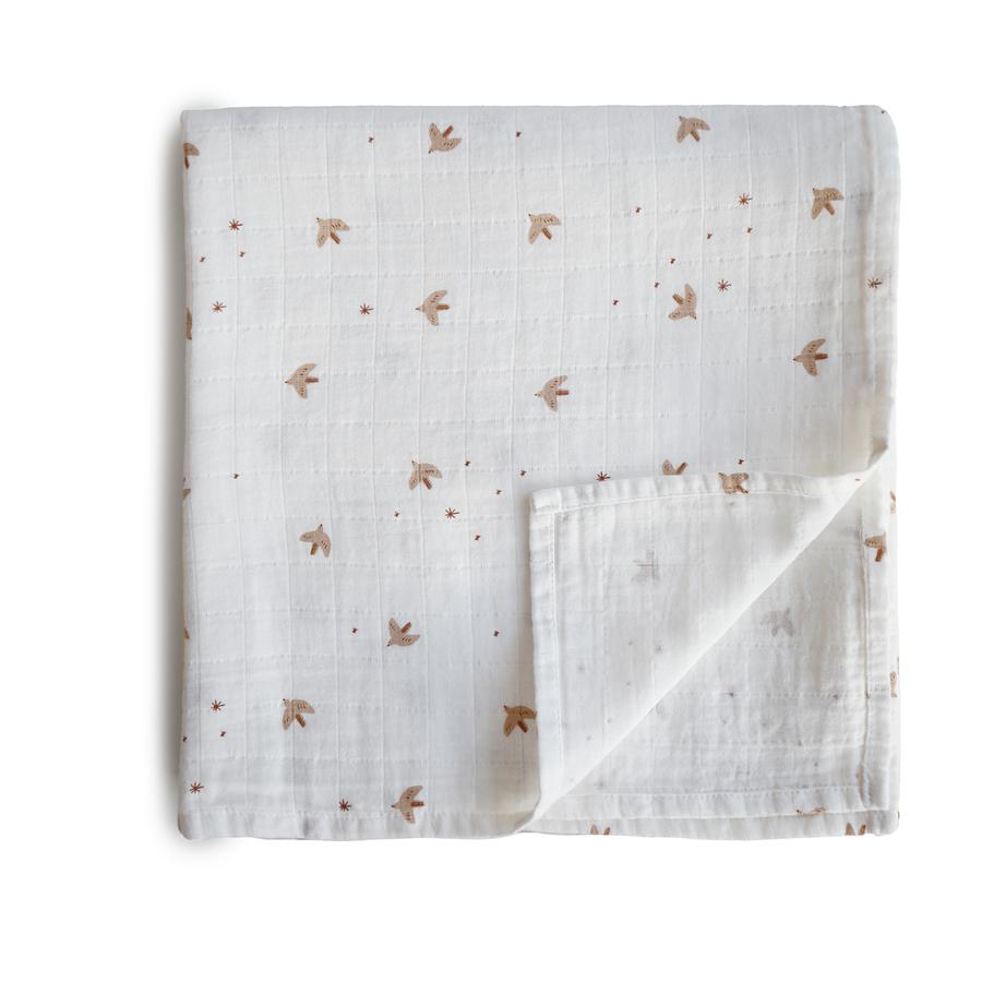 Mushie Muslin Swaddle