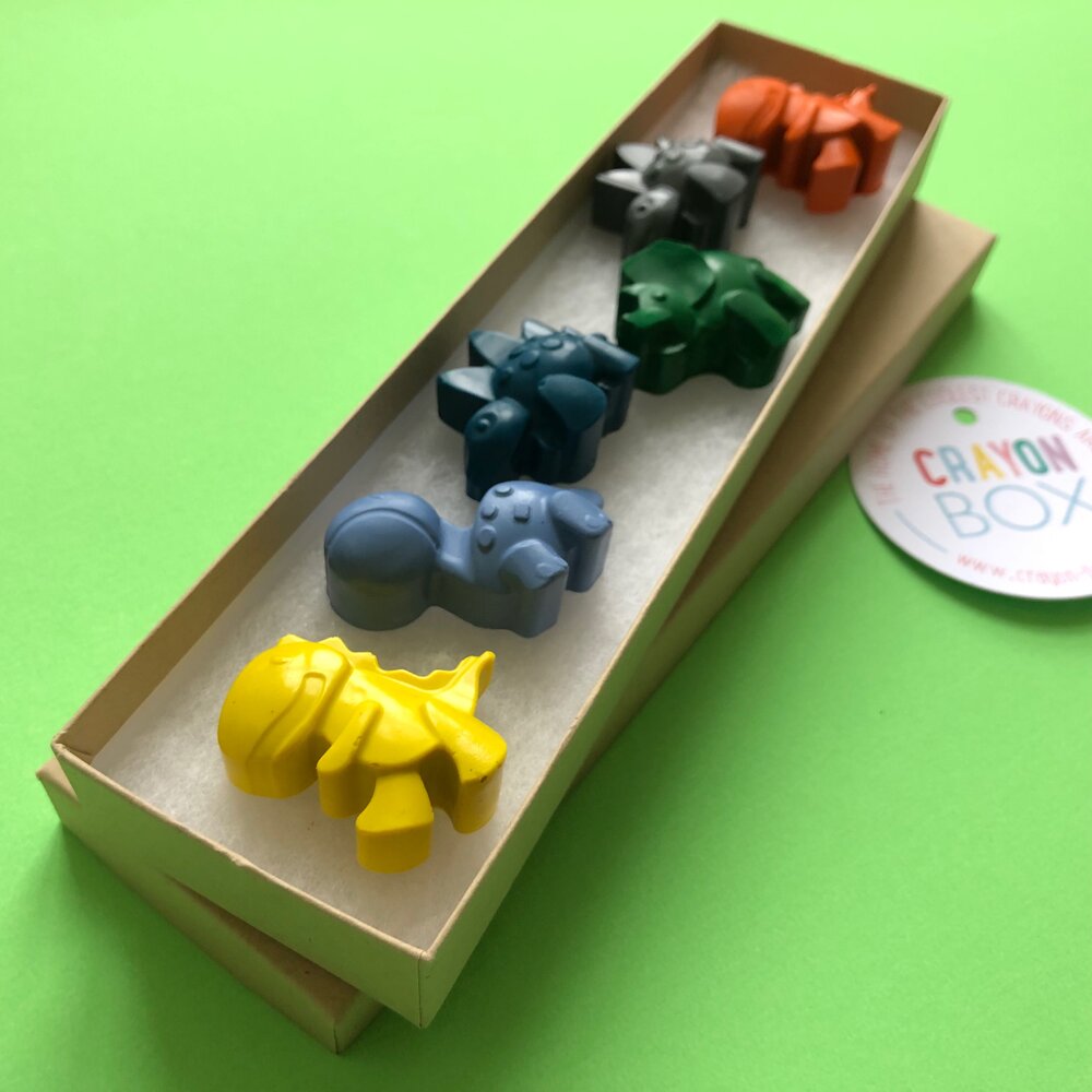 Dinosaur Wax Crayons