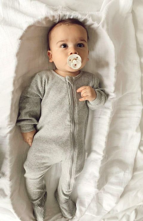 Zipped Ribbed Sleepsuit