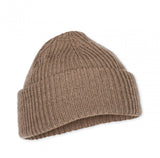 Vitum Ribbed Knit Hat - Iced Coffee