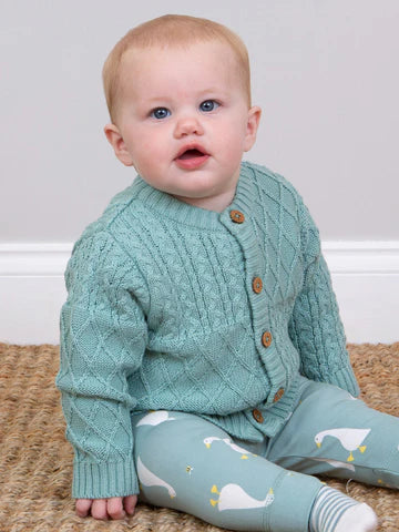 My first Cardi – soft aloe