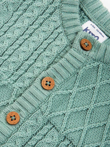 My first Cardi – soft aloe