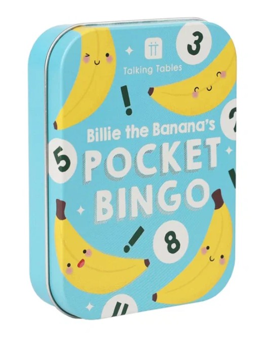 Billie the Banana's Pocket Bingo - Kid's activity in a tin