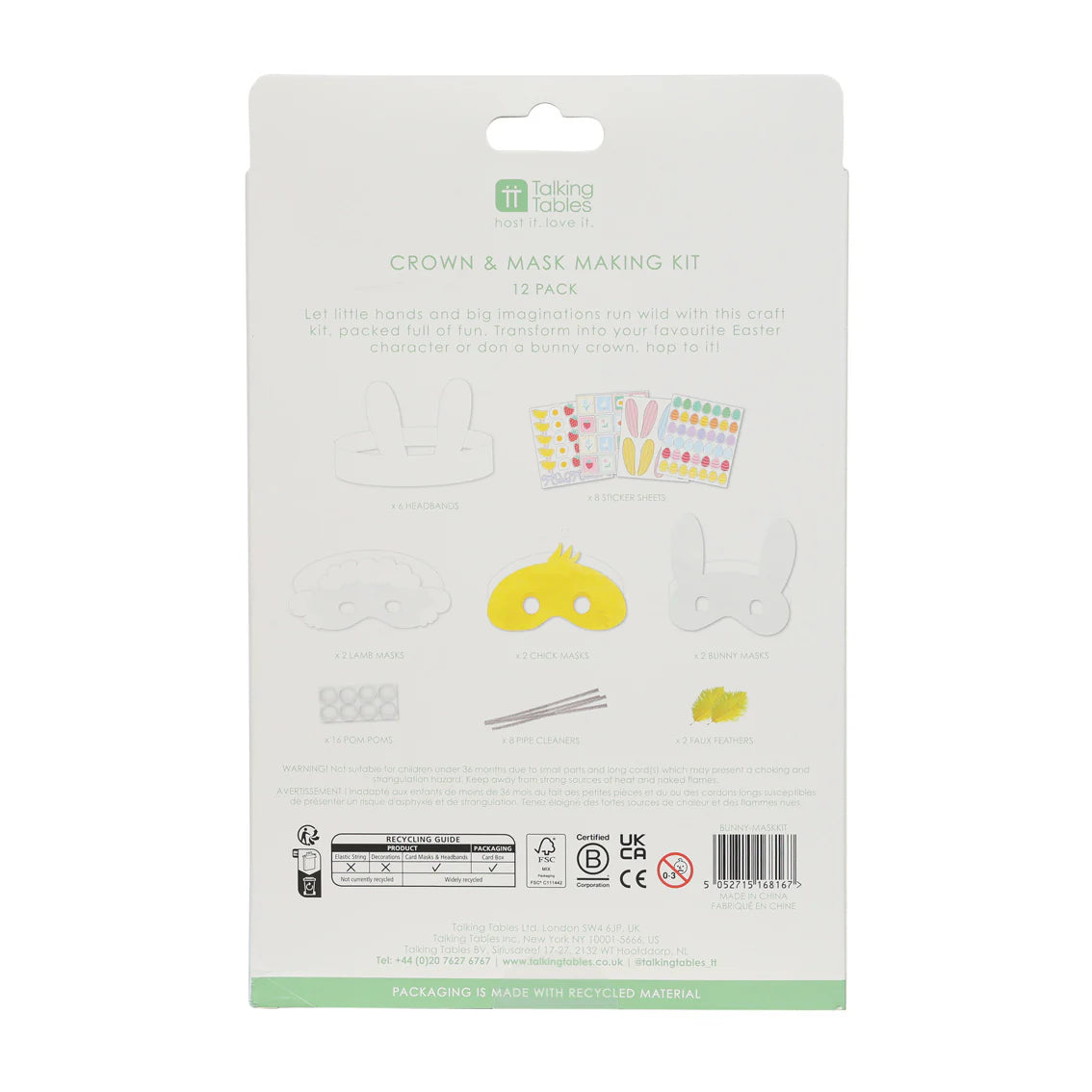 Bunny Make your Own Mask and Headband