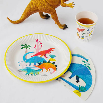 Dinosaur Party Plates - Pack of 8
