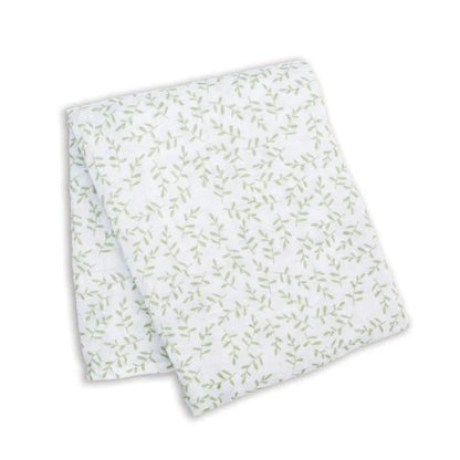 Lulujo - Muslin Swaddle – Greenery