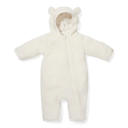 Teddy One Piece Suit Baby Bunny - Pram Suit (Sand and Off White)