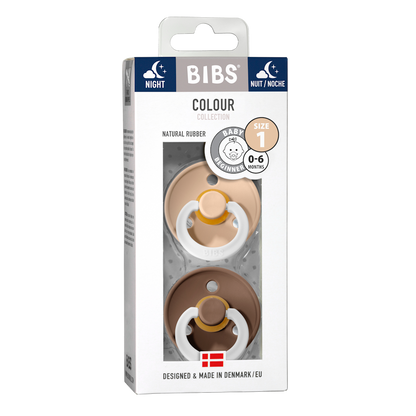 BIBS Dummy GLOW Twin Pack