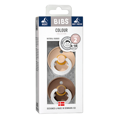 BIBS Dummy GLOW Twin Pack