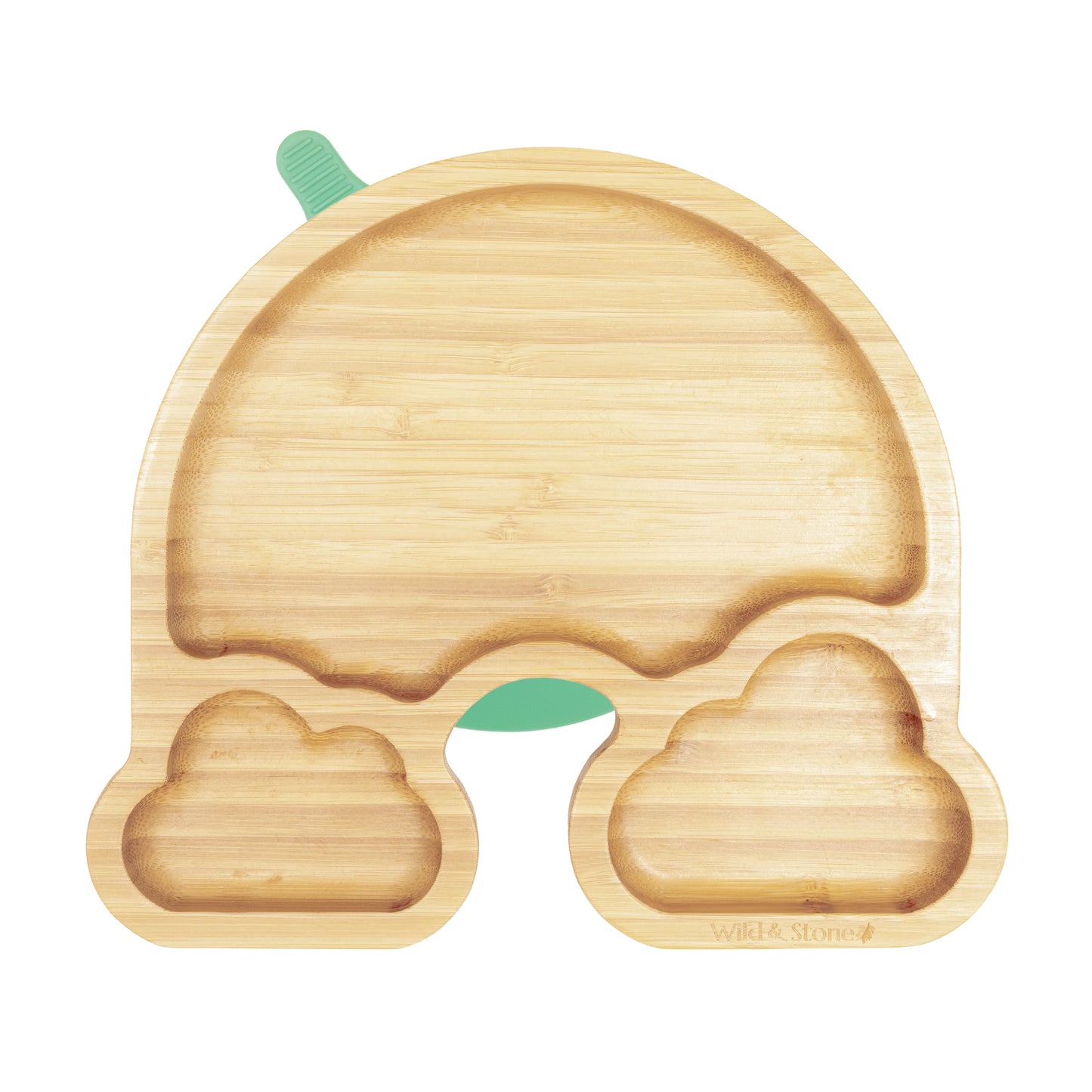 Bamboo Weaning Suction Section Plate