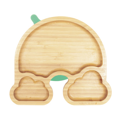 Bamboo Weaning Suction Section Plate