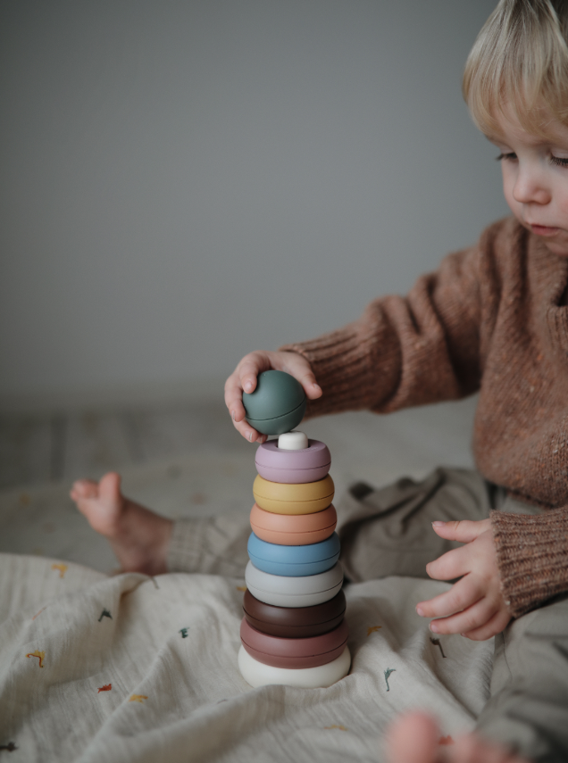 Mushie Stacking Rings Tower