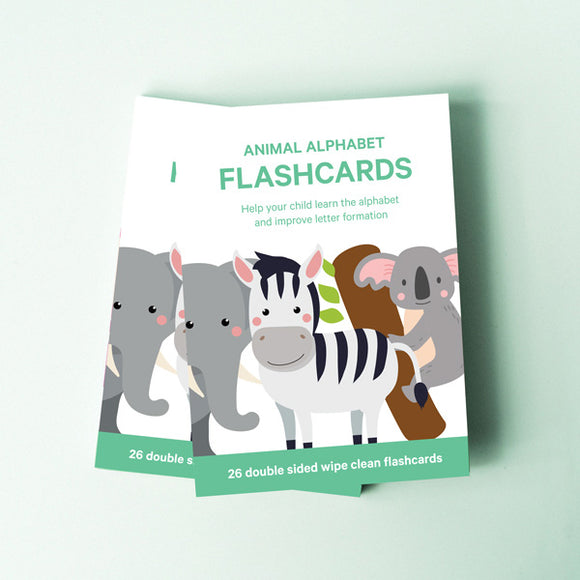 Animal Alphabet ABC Flashcards